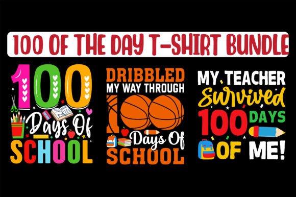 100 Days Graphics for T-Shirt Designs