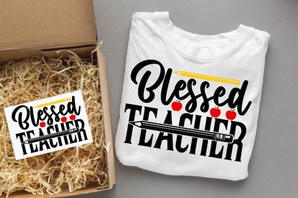 BLESSED TEACHER Graphics for T-Shirt Designs