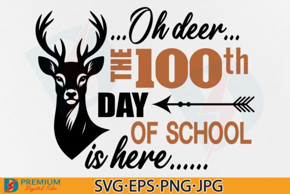 Boys 100 Days SVG: Graphics for T-Shirt Designs