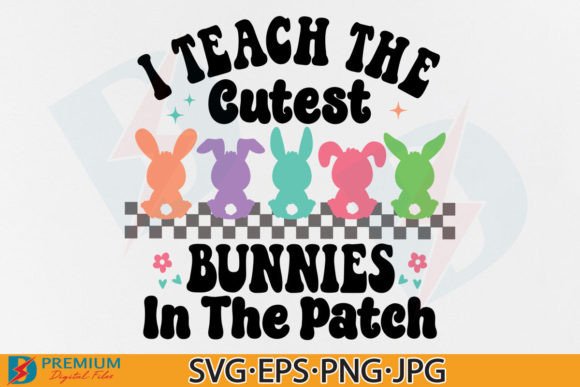 Easter Teacher SVG: Graphics for T-Shirt Designs