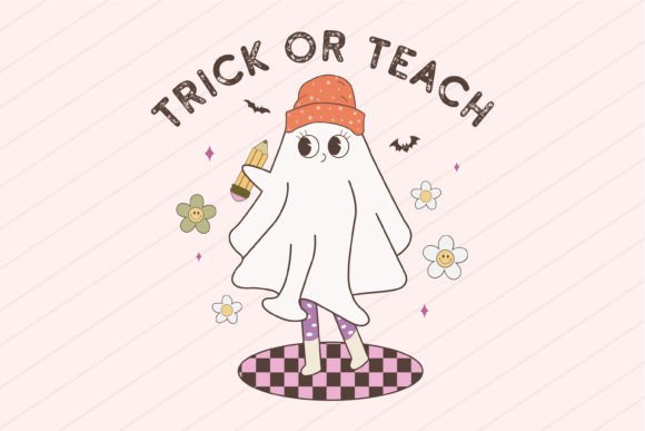 Halloween Witch Spooky Teacher Graphics for T-Shirt Designs