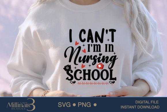 Nursing School SVG Graphics for T-Shirt Designs