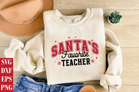 Santa's Favorite SVG: Graphics for T-Shirt Designs