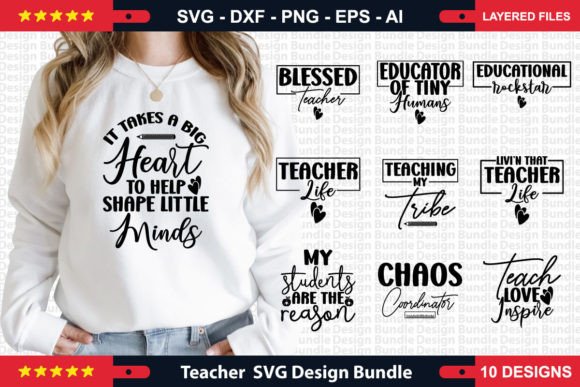 Teacher Svg Graphics for T-Shirt Designs