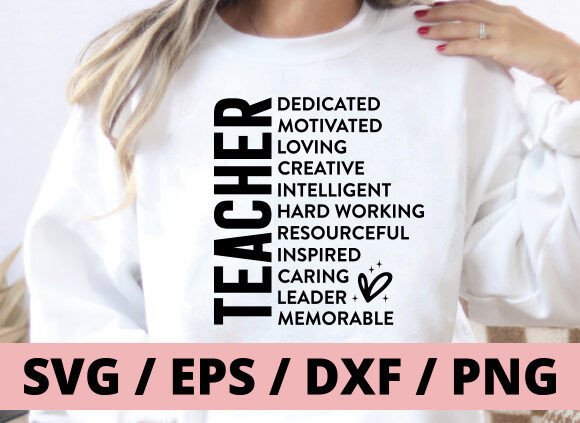 Teacher SVG & T-Shirt Graphics Review