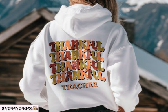 Thankful Teacher SVG Fall Graphics for T-Shirt Designs