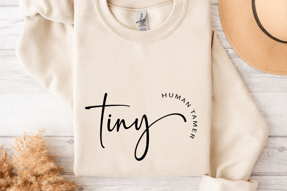 Tiny Human Tamer SVG: Graphics for T-Shirt Designs